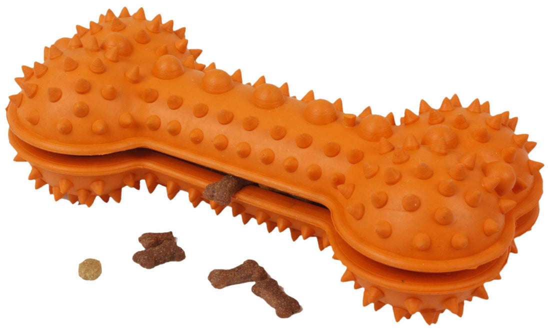 Orange-Dental-Dog-Chew-Toy-with-Treat-Dispenser
