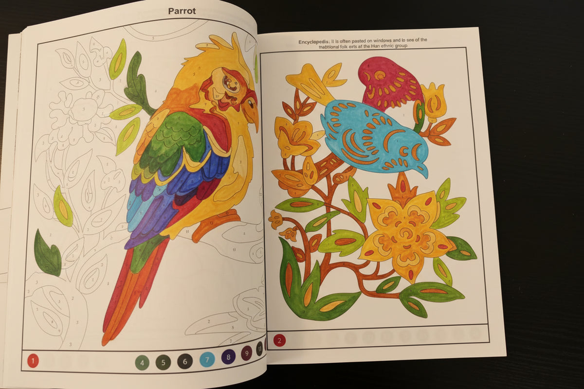 Animal and Floral Coloring Book for Adults – Relaxing Art Activities for Stress Relief Dsers