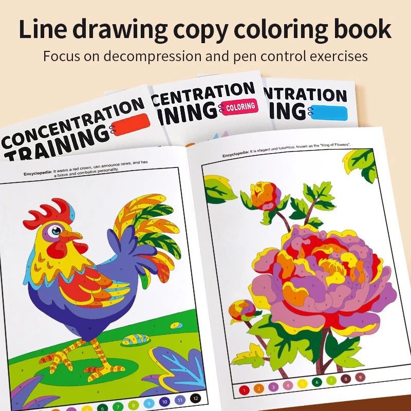 Animal and Floral Coloring Book for Adults – Relaxing Art Activities for Stress Relief Dsers