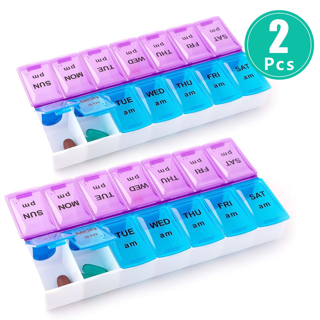 Weekly-Pill- Box-Organiser-Multicolor